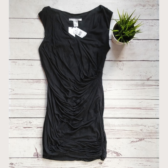NWT DIANE VON FURSTENBERG Francia Draped Dress 12 - Picture 2 of 5